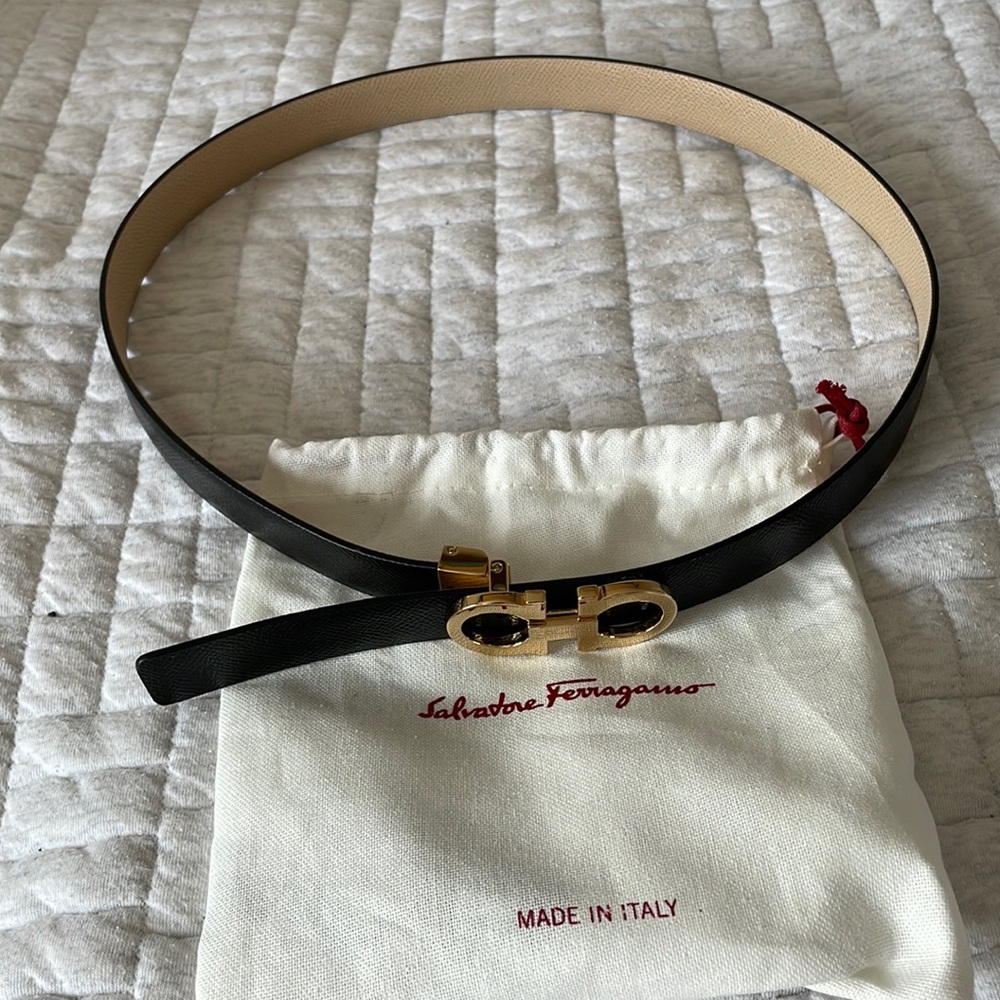 Ferragamo reversible belt 92”